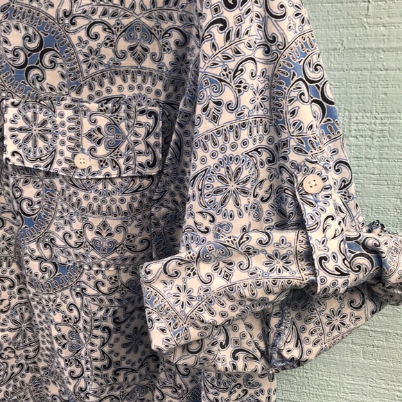 Croft & Barrow Women Plus 2X Button Down Shirt NWT - Picture 2 of 8